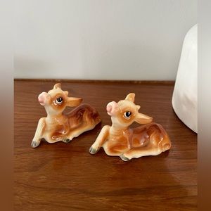 Vintage Brown Cow Salt and Pepper Shakers